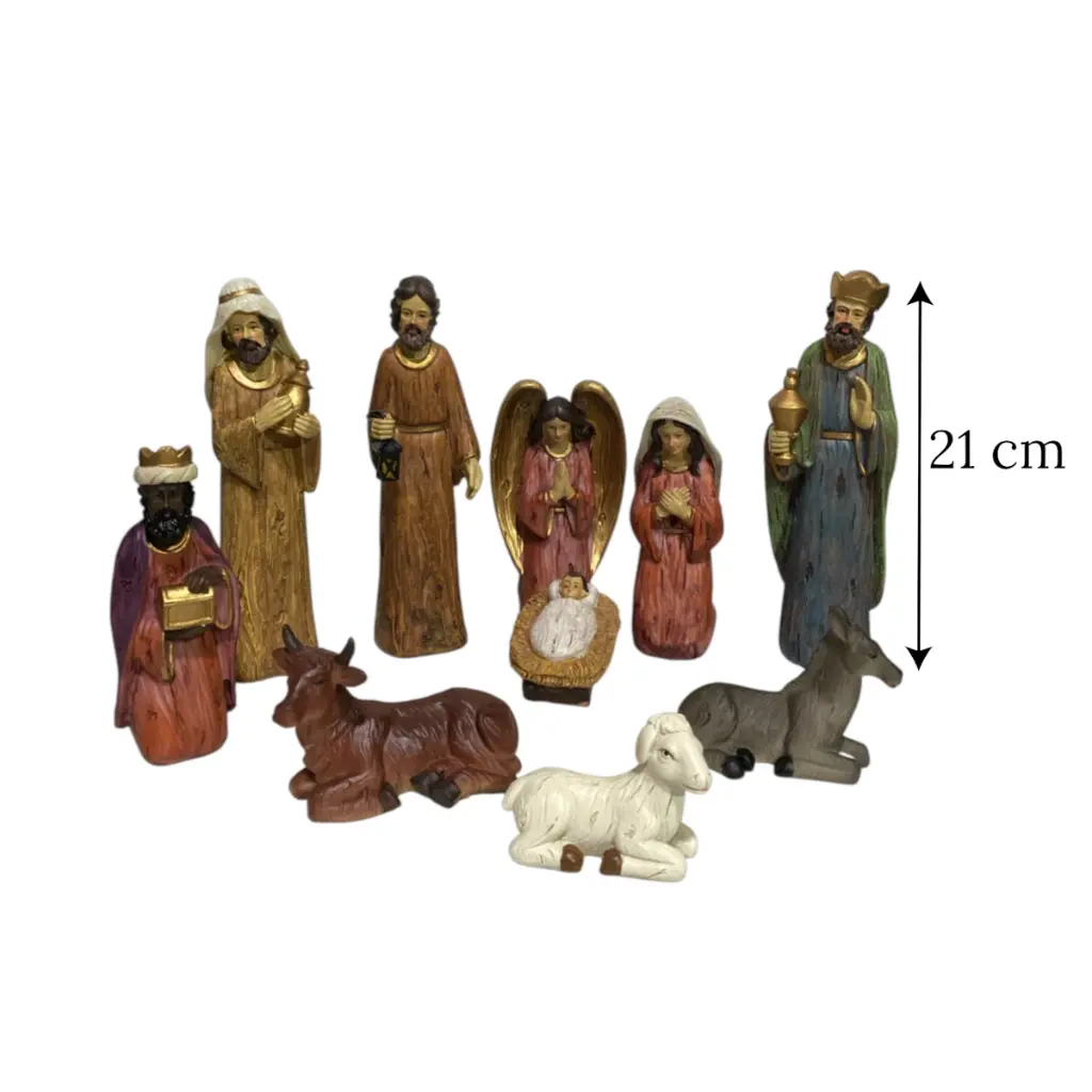 Nacimiento poliresina 10pcs. Ref:LP61629 S/10 (21cm)