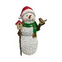 Hombre Nieve con luz 2 mod. Poliresina. Ref:TG925956 (12x8.5x23cm)
