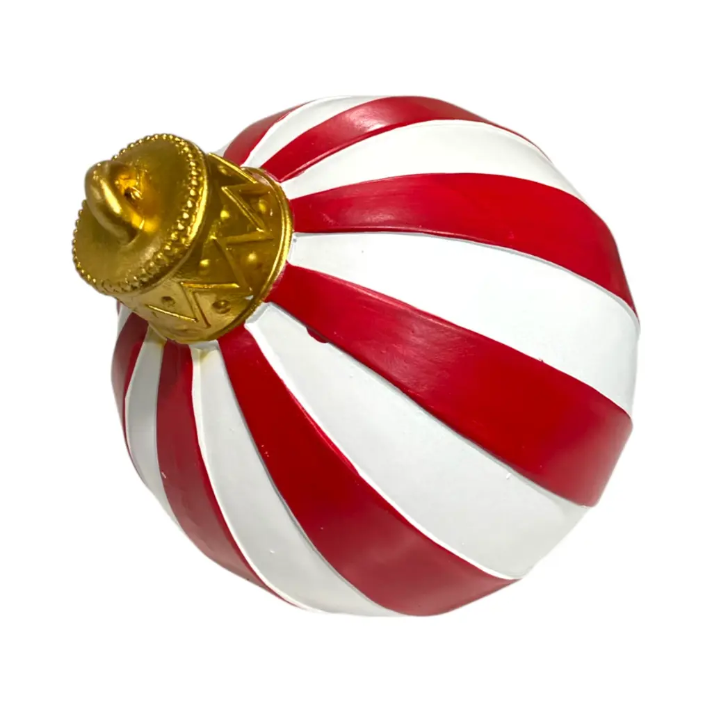 Esfera Navideña Candy Resina. Ref:TG762888 (17x17x17cm)