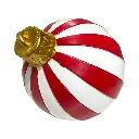 Esfera Navideña Candy Resina. Ref:TG762888 (17x17x17cm)