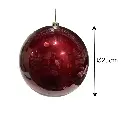 Esfera Navideña Burgundy Ø25cm. Ref:IC81171267