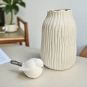 FLORERO CERAMICA ALTO BLANCO REF:25456 25CM 