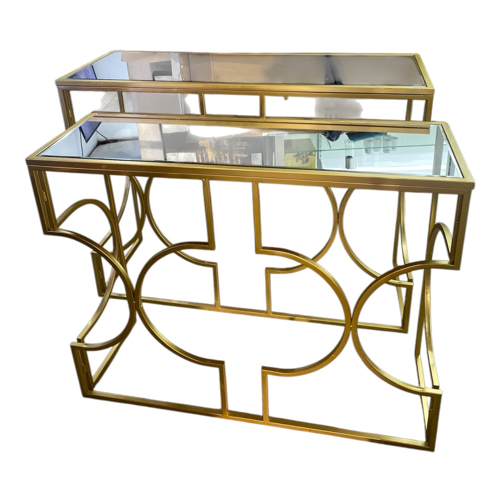 CONSOLA METALICA X2 PZ. 102X36X78CM, Y 90X30X72CM