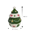Bombonera Árbol de cerámica. Ref:SYZ24Q24K1255H. (Ø13.4cm x 19.5cm)