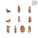 Nacimiento 10pcs. Poliresina. Ref:LP62666 S/10. 17cm