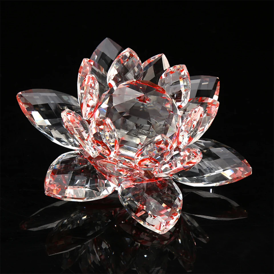 FLOR DE LOTO DE CRISTAL 12*5.5CM