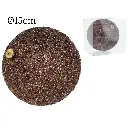 Esfera Navideña Champagne con perlas y lentejuelas Ø20cm. Ref:ES29587