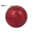 Esfera Navideña Rojo Vino(burgundy) Ø20cm. Ref:ES29572
