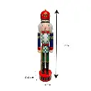 Cascanuez de madera Ø12cmx14cmx60cm, modelos surtidos 