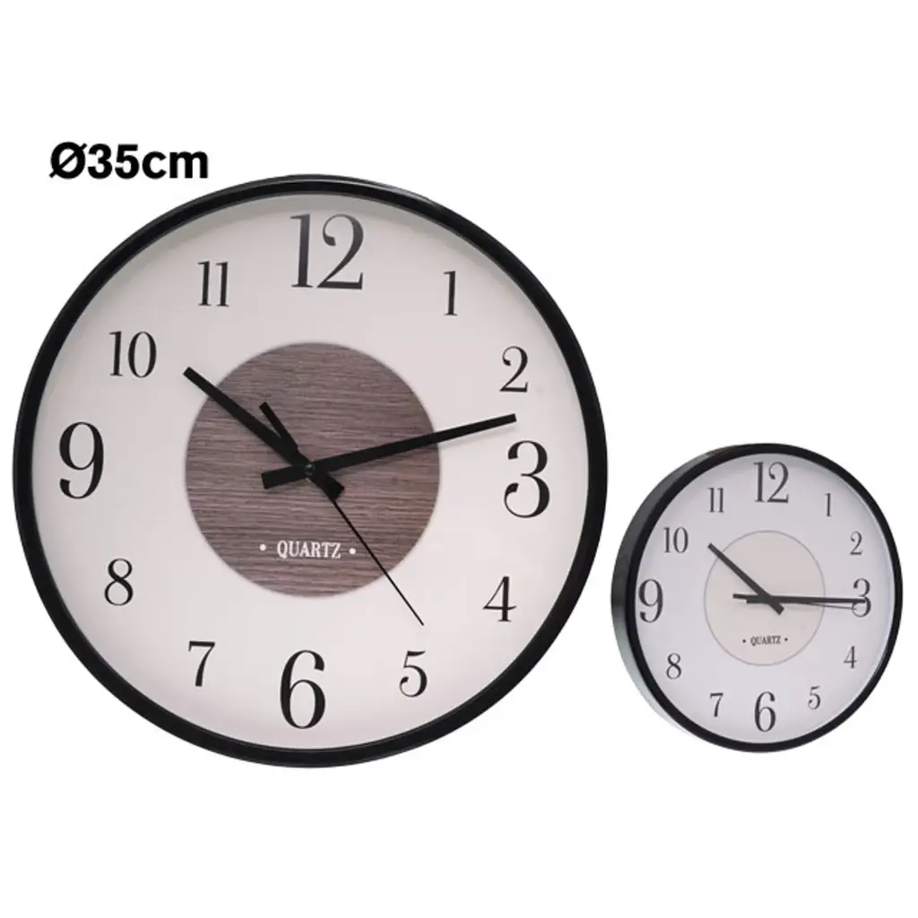 Reloj de pared 2 modelos. Ref:JH6315 Ø35.5cmx4.3cm