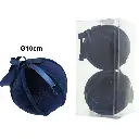 Esferas Navideñas Terciopelo Azul, Set x2Pcs. Ø10cm. ES30898
