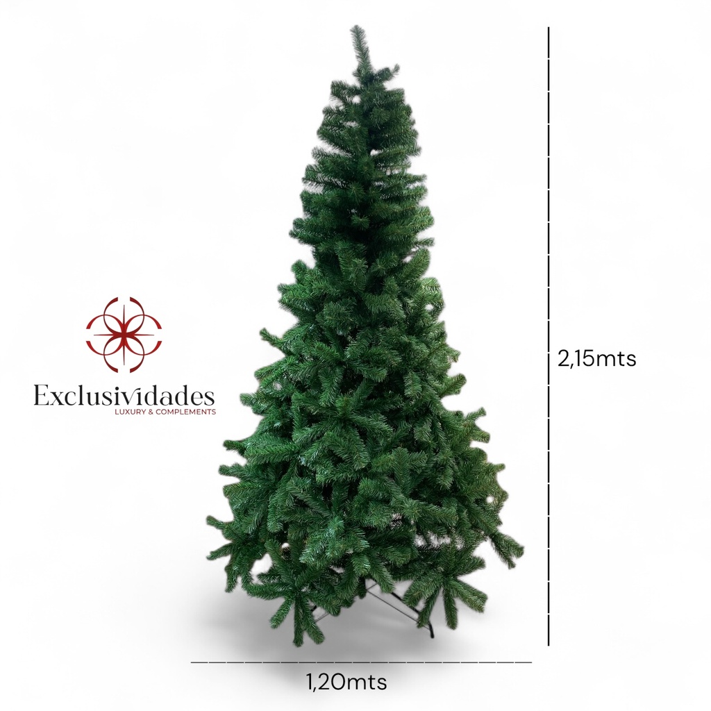 ARBOL ALASKA FRONDOSO CUERPO RAMA PVC 7PIES 2.15MT