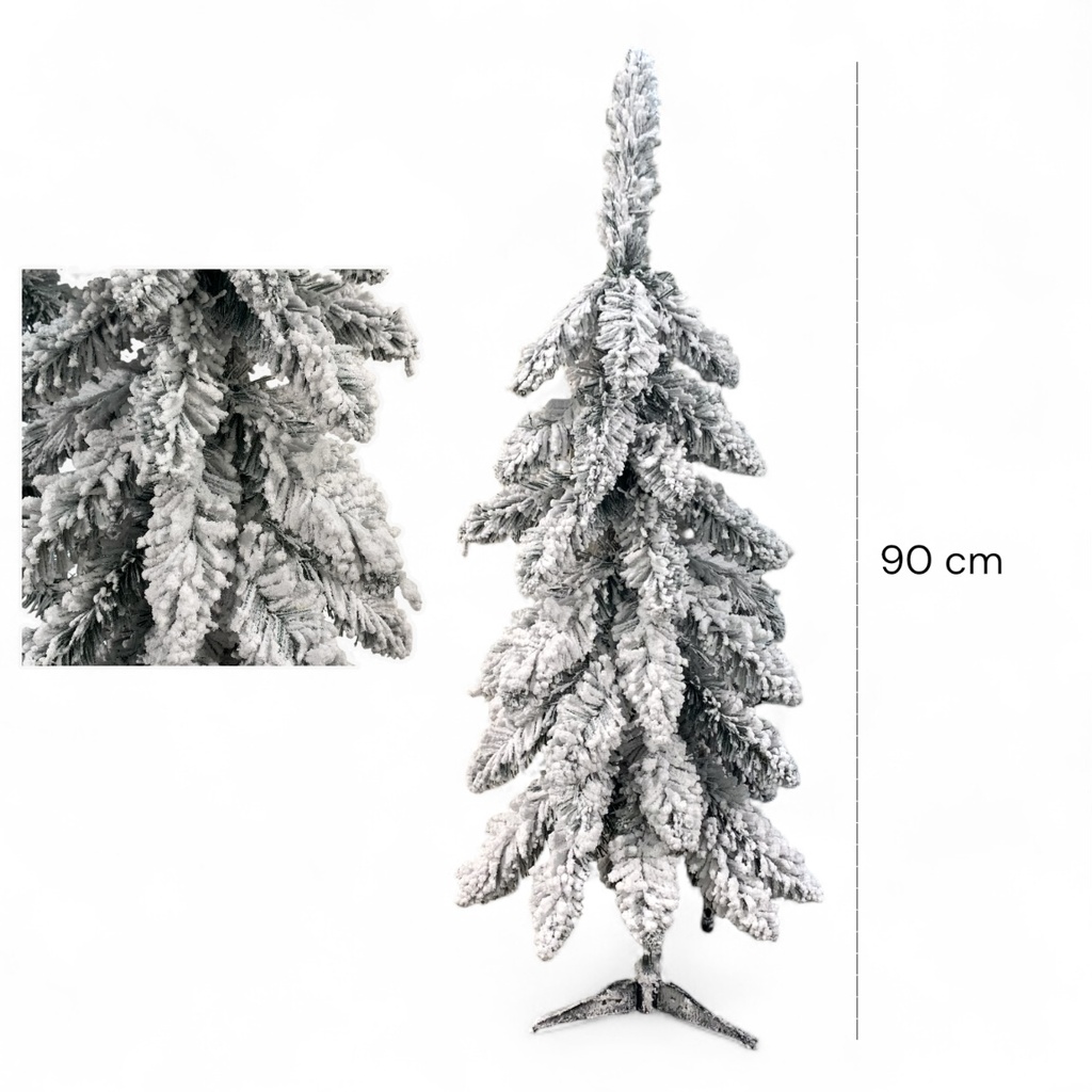 ARBOL PLUMA NEVADO 90CM