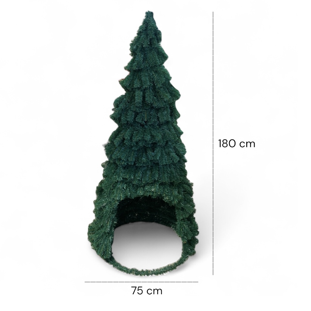 ARBOL DE NAVIDAD TRADICIONAL PARA NACIMIENTO 180 CM