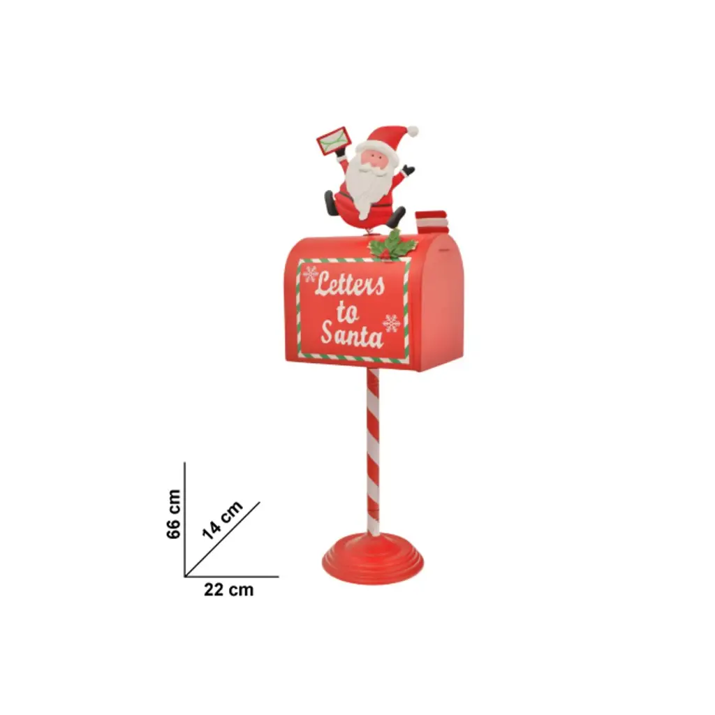 BUZON DE METAL 22X14X66CM REF:TG231065