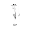 RENO PLATEADO 73CM TG100660