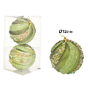 ESFERA VERDE SETX2. REF: ES27313 12CM