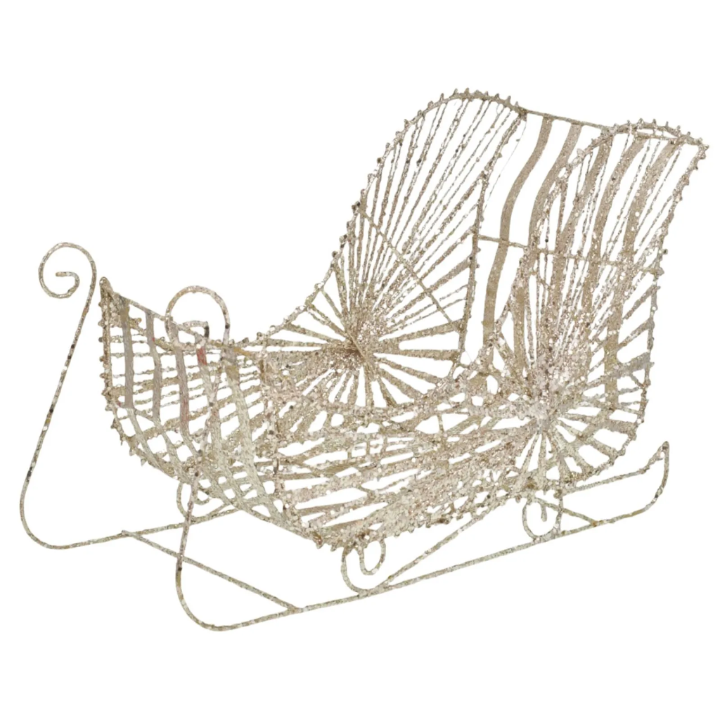 TRINEO NAVIDAD CHAMPAGNE REF: ES27276   37X23X16CM