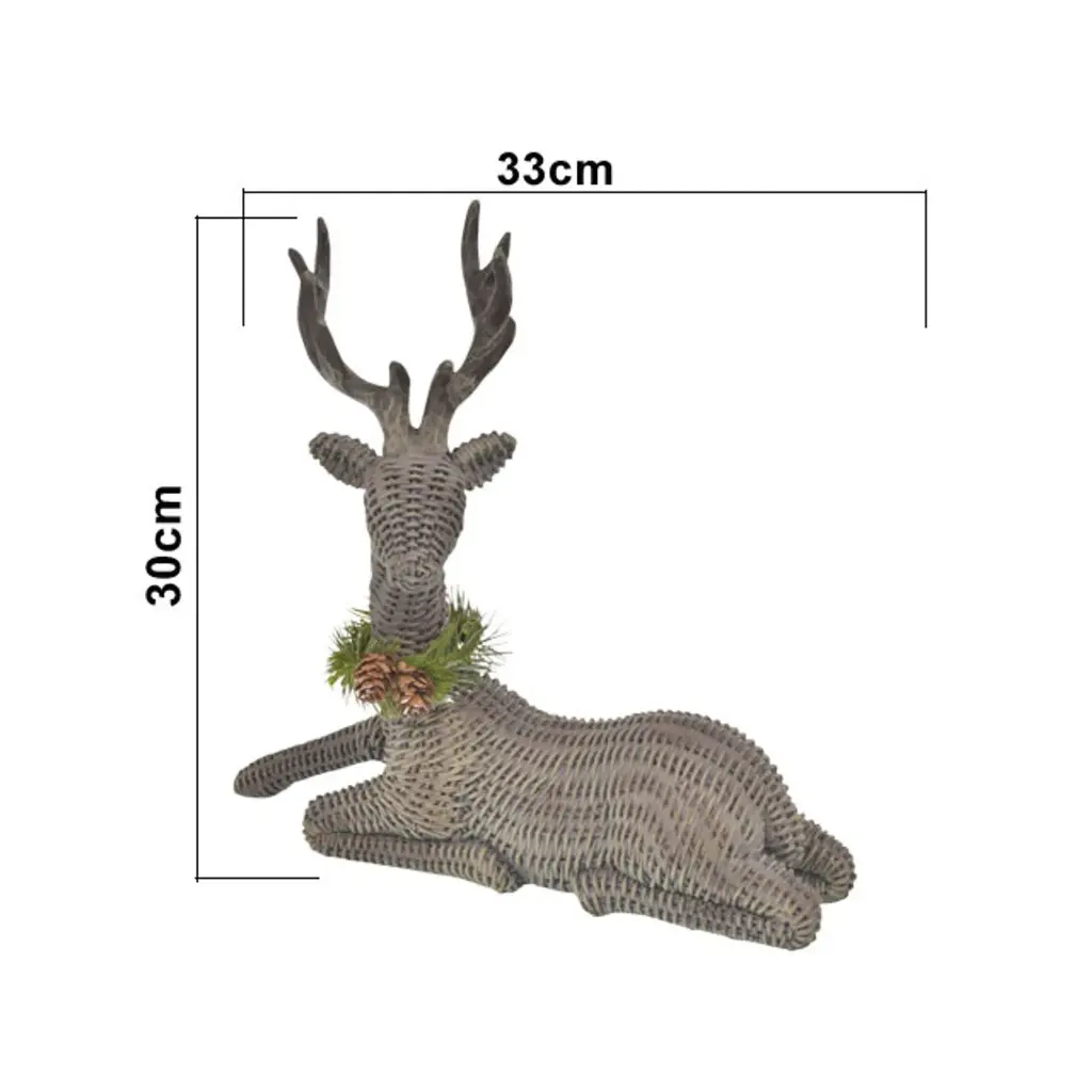 RENO GRIS 33X14X30CM REF:TGHC0002