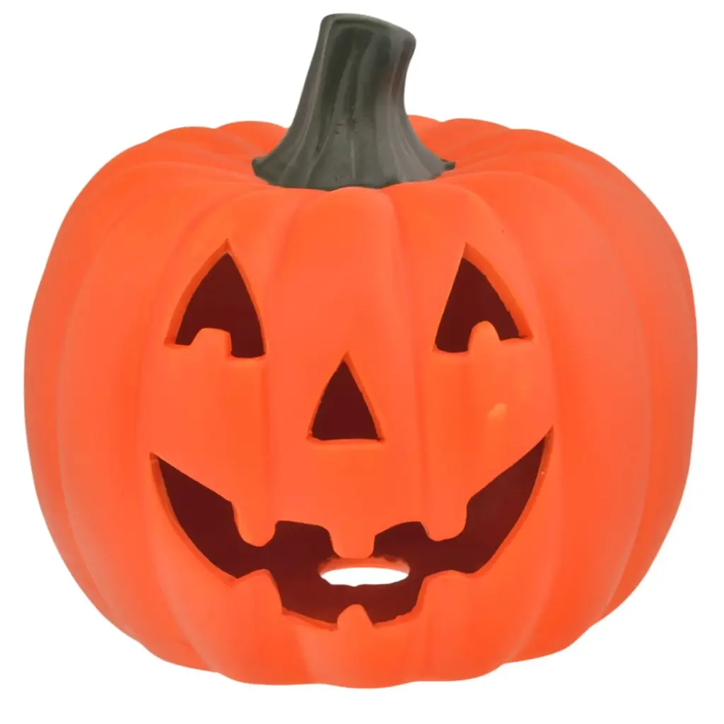 Calabaza Halloween, Dolomita, Naranja, 20x18x18cm, 20PT0692