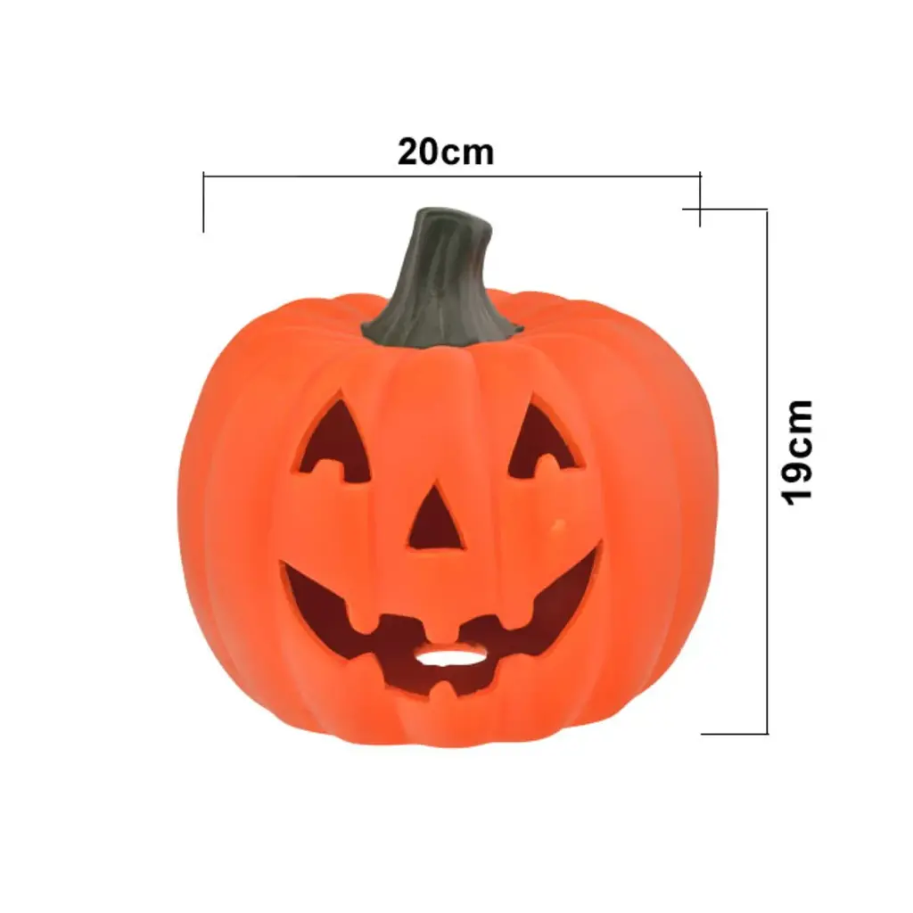 Calabaza Halloween, Dolomita, Naranja, 20x18x18cm, 20PT0692