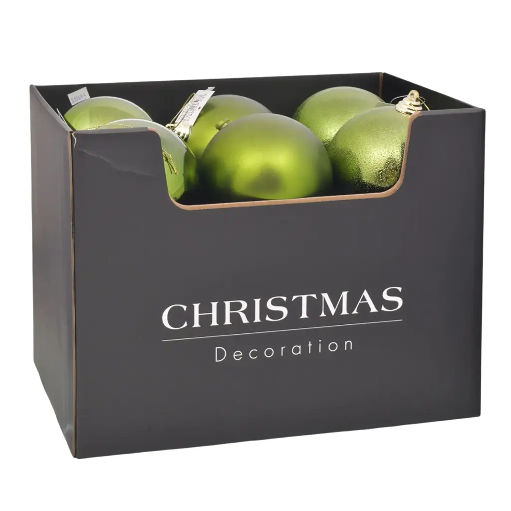 ESFERA NAVIDAD, Verde, 12cm, ES26676