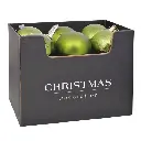 ESFERA NAVIDAD, Verde, 12cm, ES26676