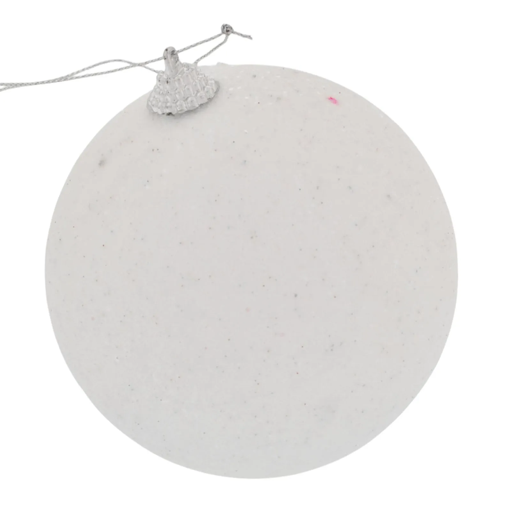 ESFERA NAVIDAD, SETX3 BLANCA, ES26572 10CM