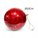 ESFERA NAVIDAD, ROJA REF: ES26545.  20CM