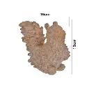 ARDILLA DECOR, RESINA, TG640760. 9X16X15CM