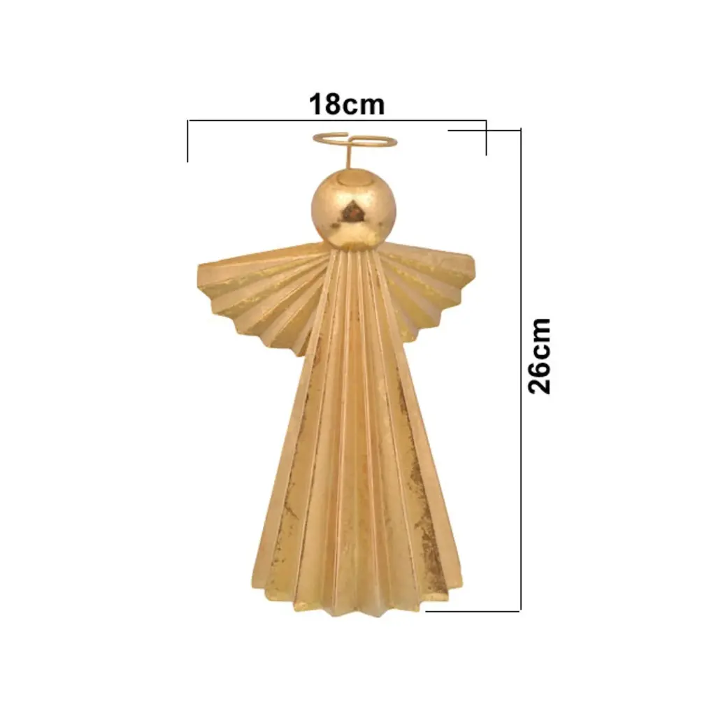 ANGEL DE METAL NAV. REF:ES26879.  17.5X25.4CM