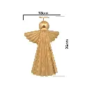 ANGEL DE METAL NAV. REF:ES26879.  17.5X25.4CM