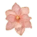 FLOR NAVIDEÑA MAGNOLIA PINK, REF:FD24-369H  22X17CM