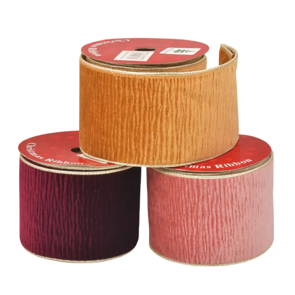 CINTA NAVIDEÑA 6 DISEÑOS, REF:ES26606 9CMX10YDS.