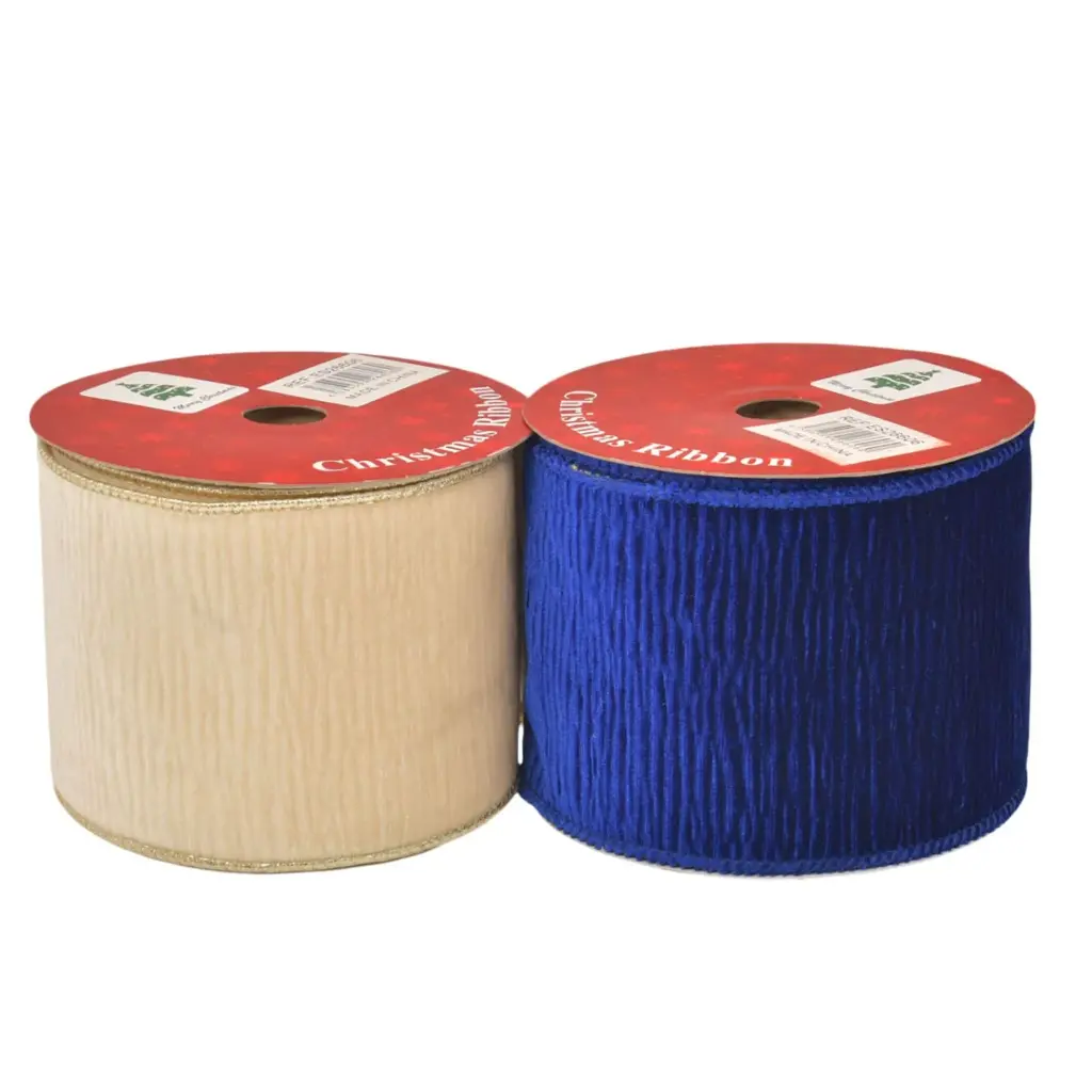 CINTA NAVIDEÑA 6 DISEÑOS, REF:ES26606 9CMX10YDS.