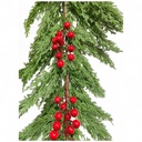 GUIRNALDA FOLLAJE GREEN/RED REF:ZHX-2025311-1 145CM