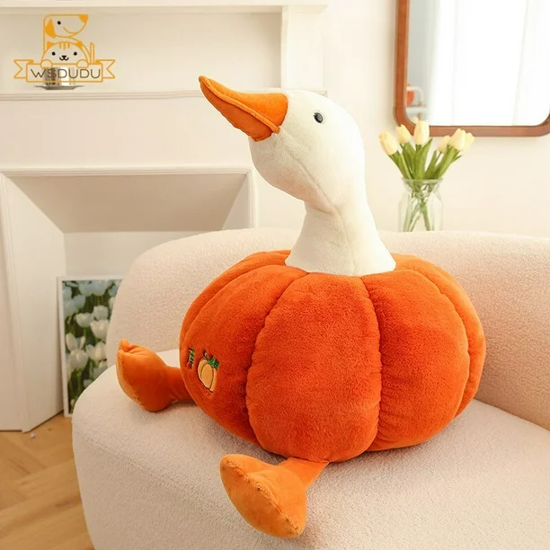 SC15024 PELUCHE CALABAZA GANZO GRANDE 80CM
