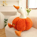 SC15024 PELUCHE CALABAZA GANZO GRANDE 80CM