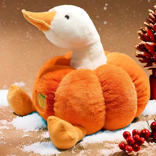 SC15027 PELUCHE CALABAZA GANZO PEQUEÑO 50CM