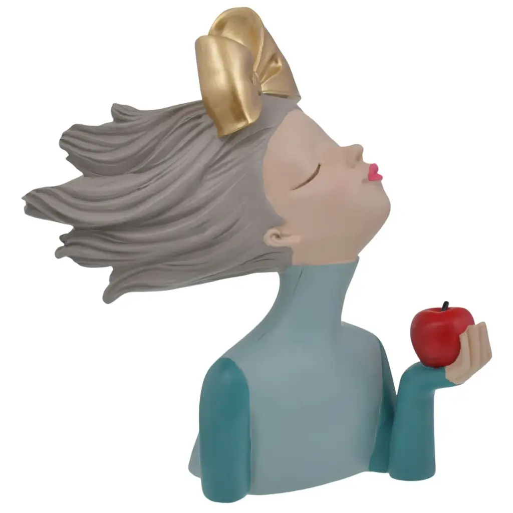 ADORNO DAMA RESINA SURT. REF:HM0960 25X8X26CM