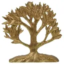 ADORNO ARBOL RESINA DORADO REF:HM0952 20X4.2X20CM