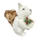 ARDILLA BLANCA CON PIÑA 31X16X30CM