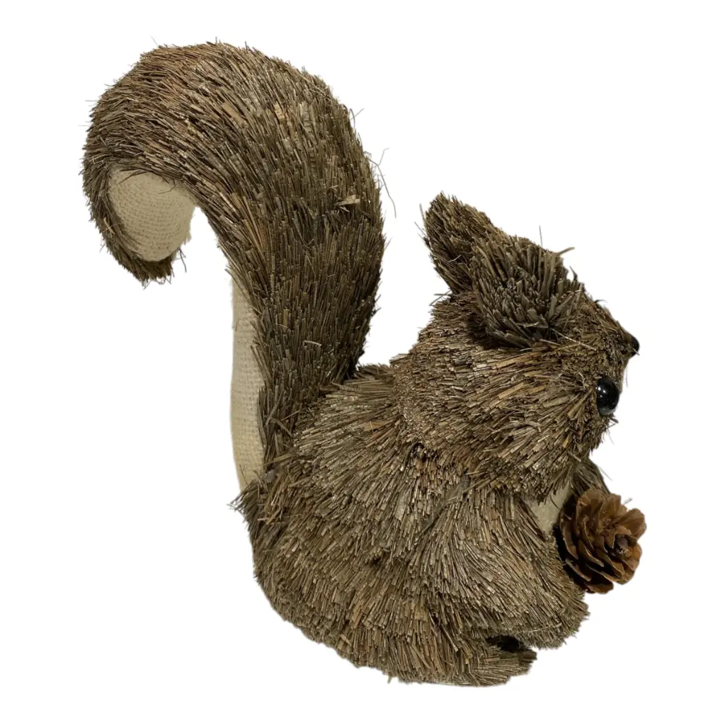 ARDILLA CON PIÑA DE PINO 20X9X20CM