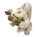 ARDILLA NAV. YUTE FELPA 13X23X25CM