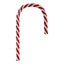 BASTON NAVIDEÑO CARAMELO 80CM