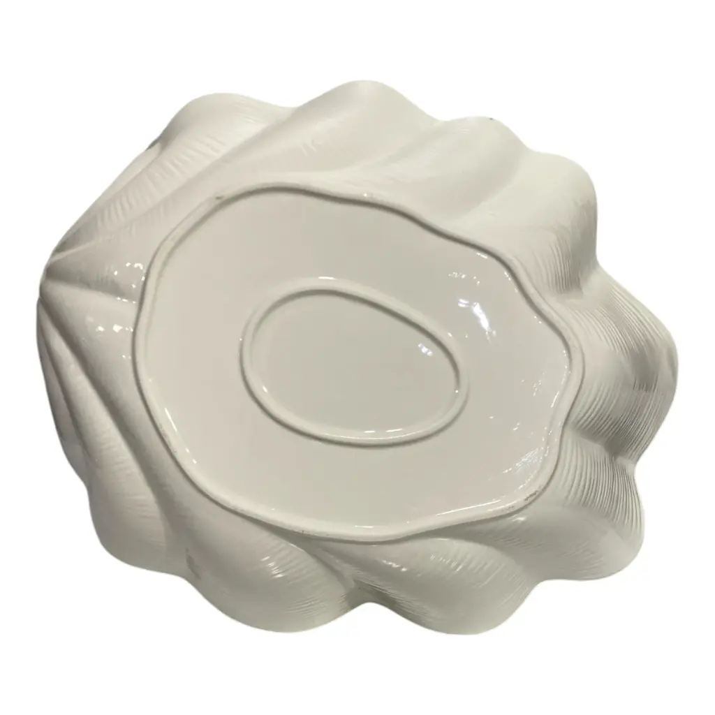 CENTRO DE MESA PORCELANA BLANCO 41X34X10CM