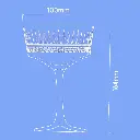 COPA COCTEL VIDRIO TRANSPARENTE SETX4PZS. 