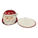 QUESERA NOEL PORCELANA 17.5X14CM