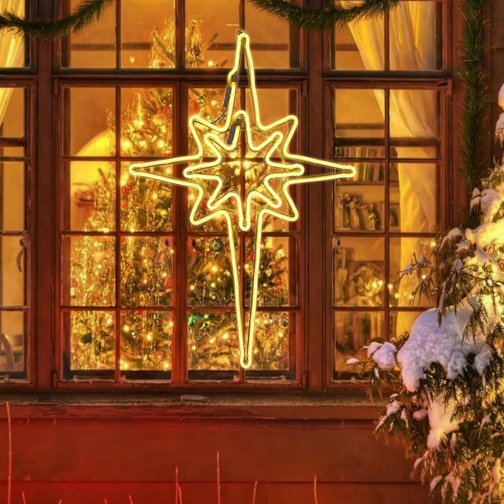 LUZ LED ESTRELLA BELEN CALIDA 44X52CM