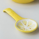 PORTA CUCHARA LIMON, DOLOMITA. REF:NH19A0410. 11X26CM